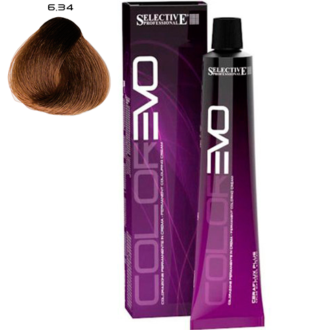 Colorevo 6.34 темный блондин золотистый медный