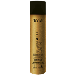 Лак для сухих и поврежденных волос SATIN KERATIN GOLD HAIR SPRAY (fix5)
